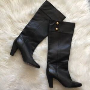 KATE SPADE Elegant Black Knee-High Boots